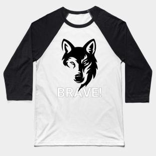 brave fox,brave wolf Baseball T-Shirt